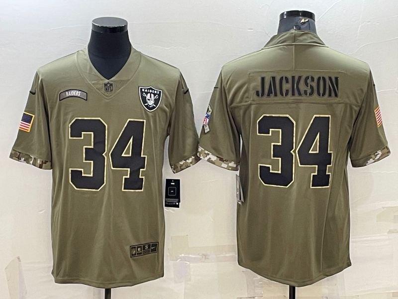Men Oakland Raiders #34 Jackson Green 2022 Vapor Untouchable Limited Nike NFL Jersey